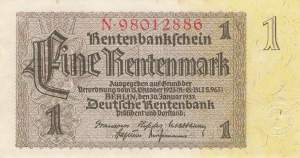 1 Rentenmark 1937 ro.166b N